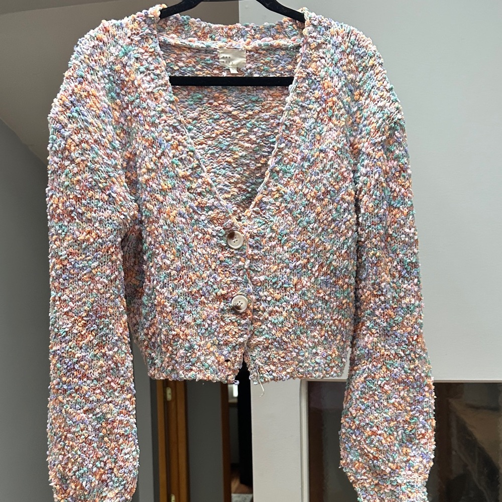 Chic Multicolor Women's Cardigan
